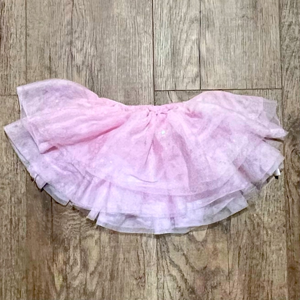 🦄$4 add on🦄OR❤️5/$25❤️ BUNDLES BABY PLACE | pink/silver glitter tutu skirt